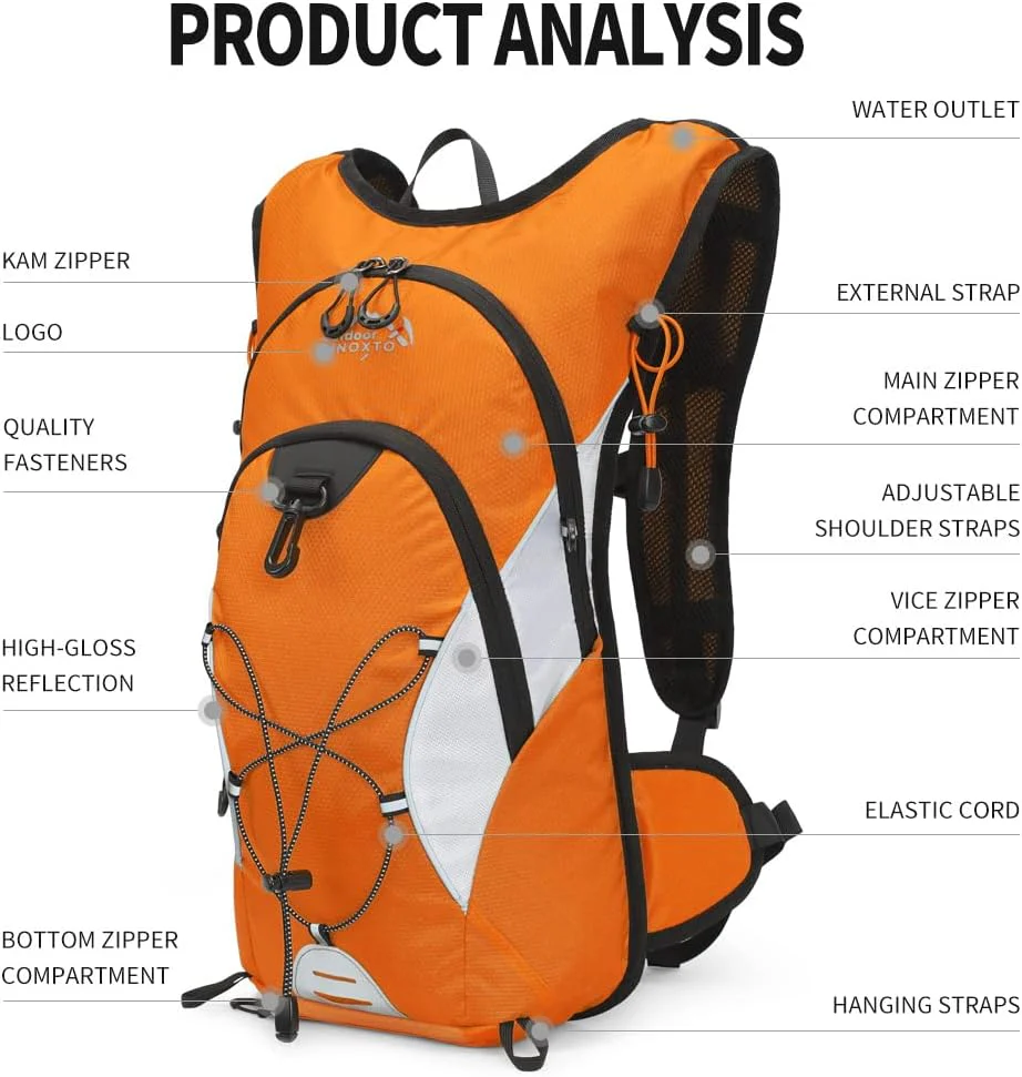 INOXTO 15 Lightweight Hydration  Backpack - Image 3