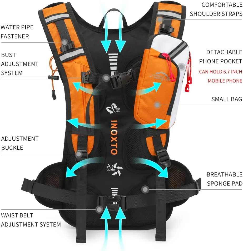 INOXTO 15 Lightweight Hydration  Backpack - Image 5